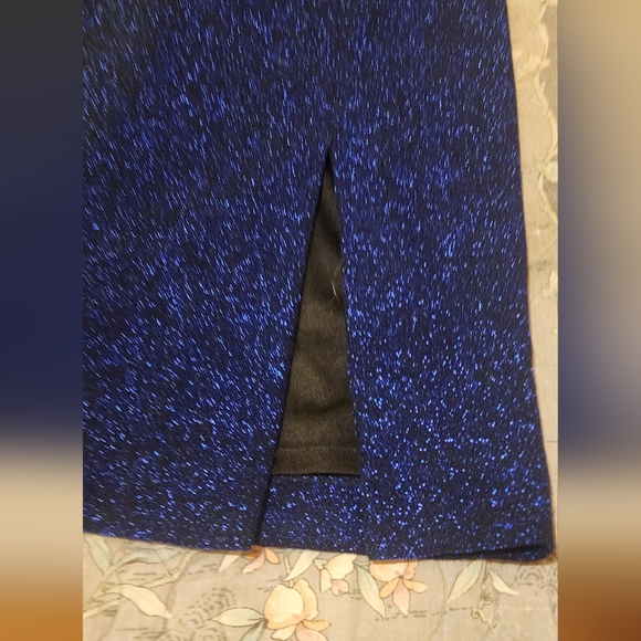 Blue Sparkle Designer Formal Dress (Prom) - Picture 5 of 7